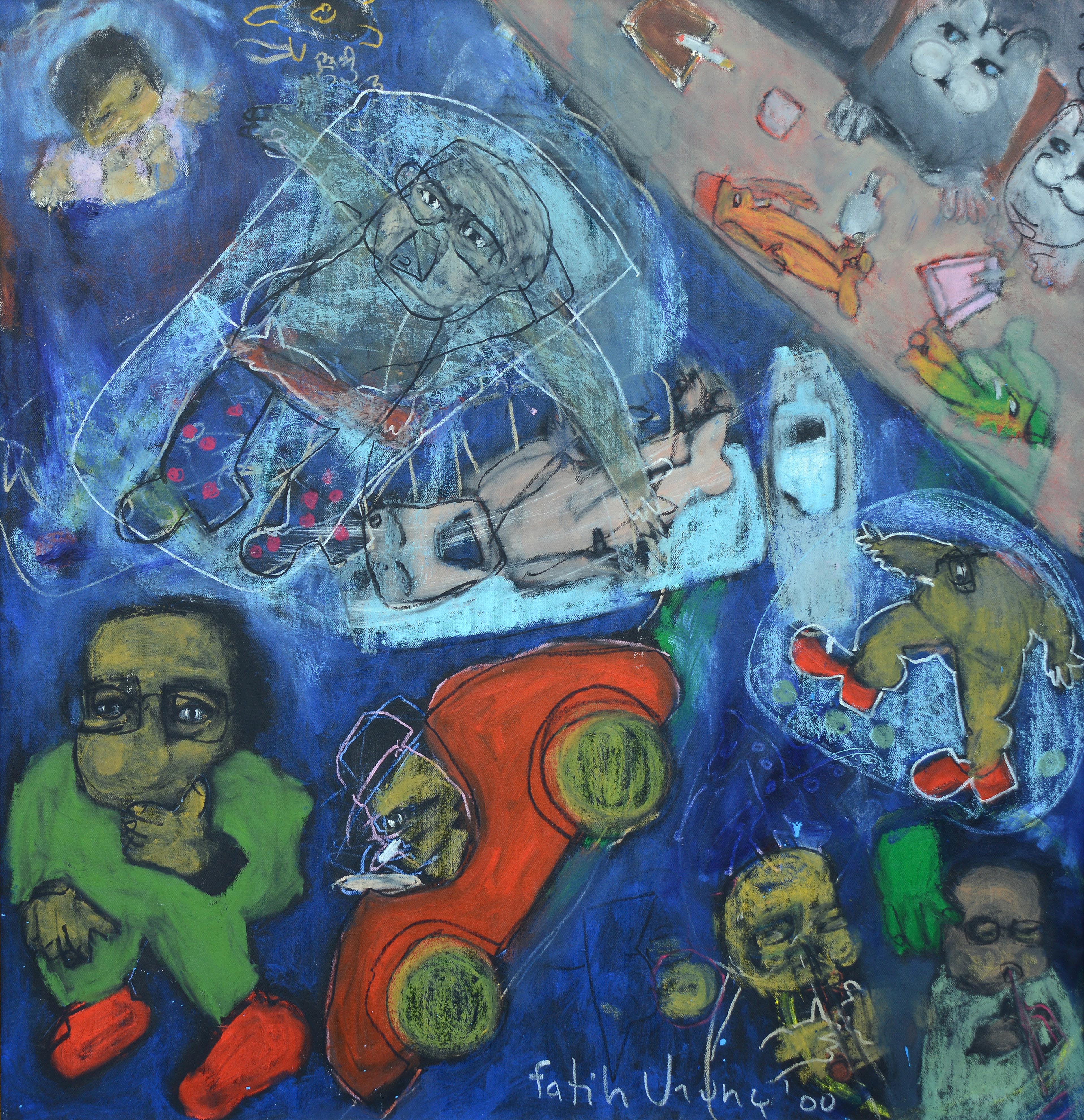 İsimsiz- Untitled, 2000, Tuval üzerine yağlıboya- Oil on canvas, 113x108 cm